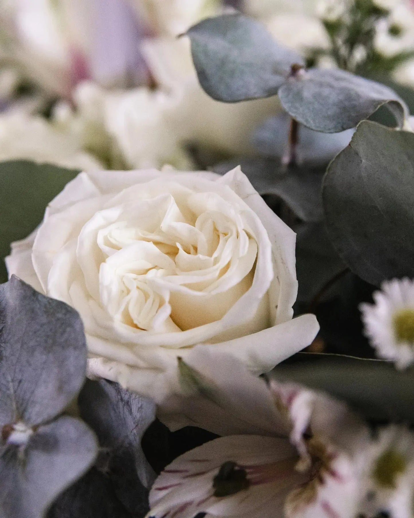 Designers Choice White and Green Palette Bouquet Branching Out Florists