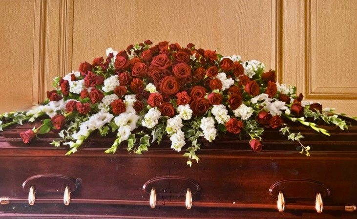 Treasured Memories Casket Spray