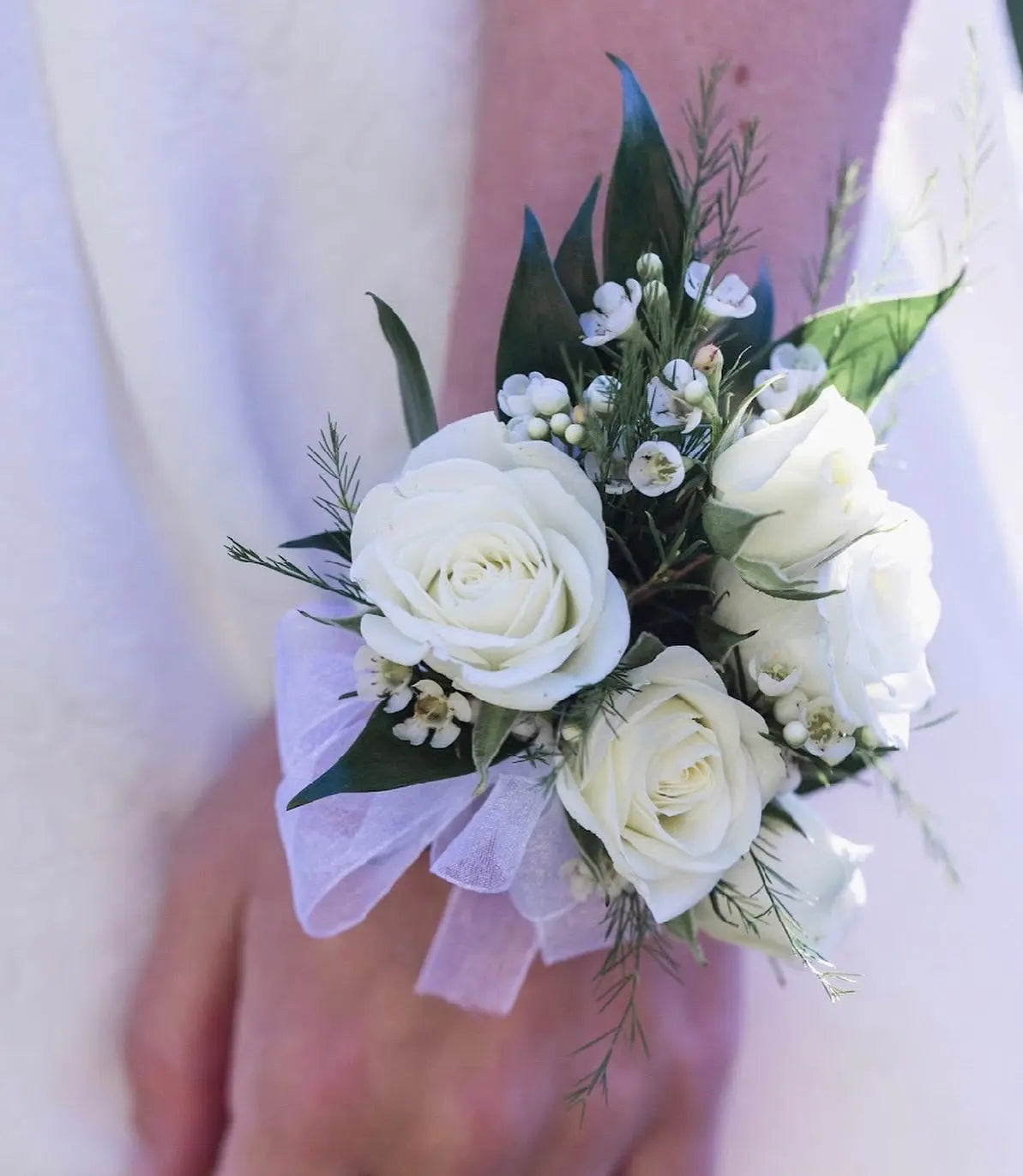 Spray Rose Wrist Corsage Branching Out Florists