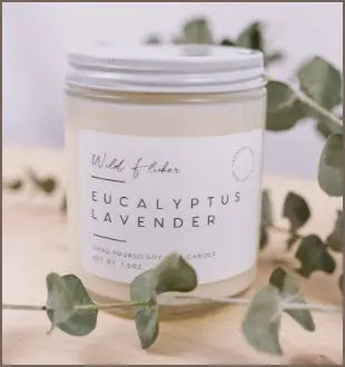 Wild Flicker Natural Soya Candle Two Wick Large Branching Out Florists