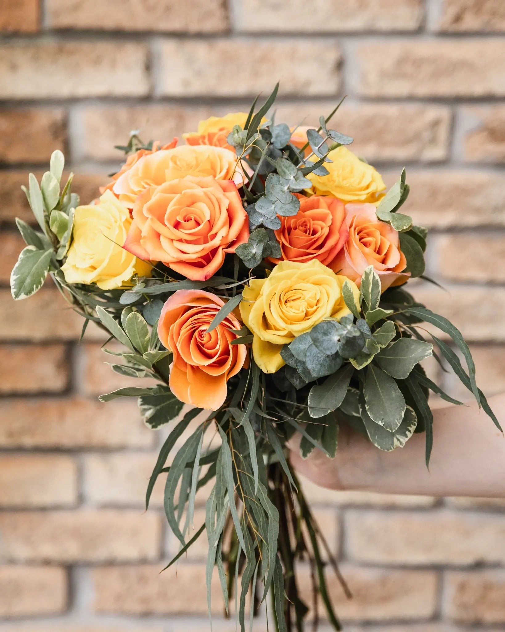 Mimosa Rose Bouquet Branching Out Florists