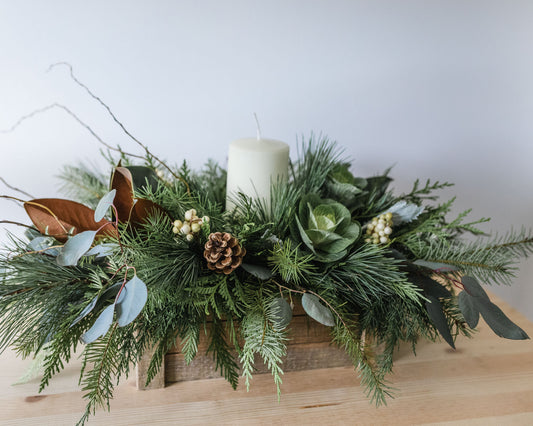 Holiday Rustic Centre Piece