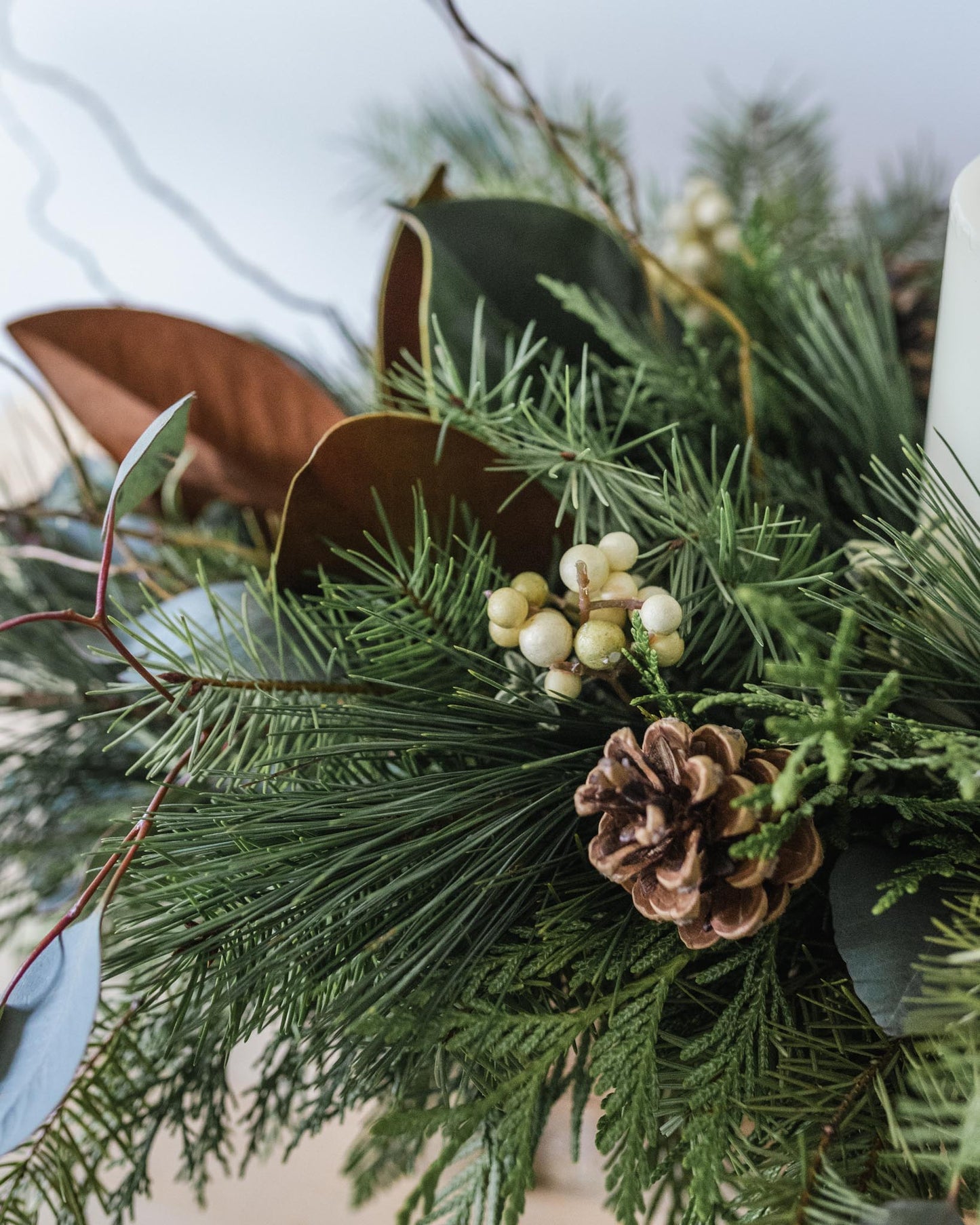 Holiday Rustic Centre Piece